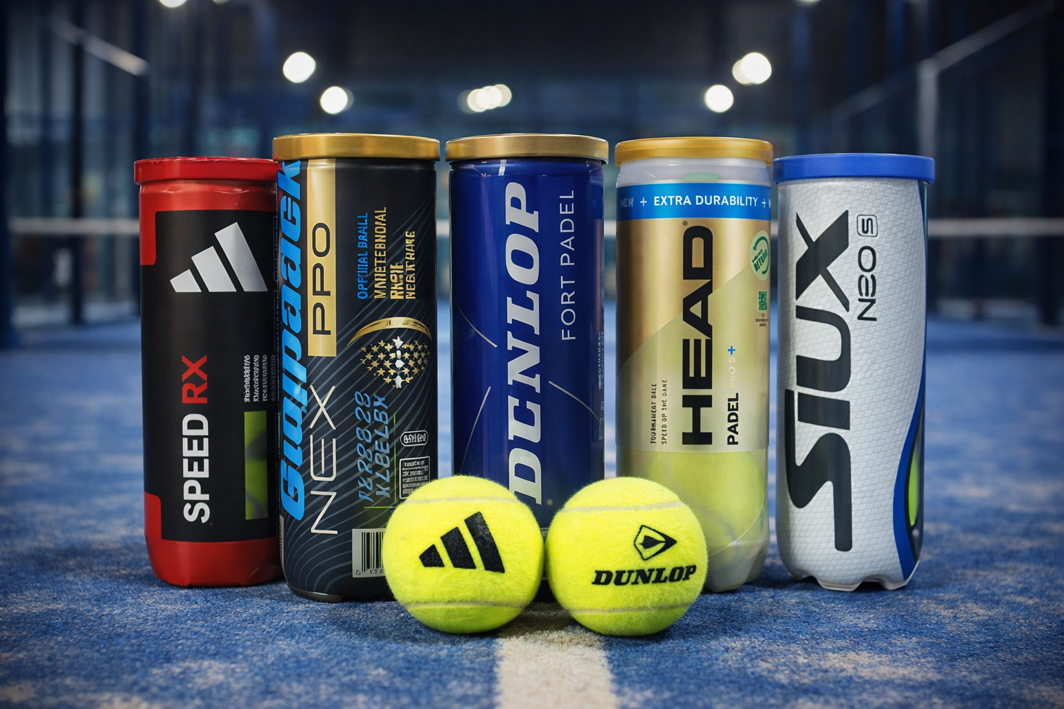 Padelballen: zoek de verschillen