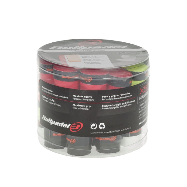 Bullpadel overgrips 50 stuks multicolor