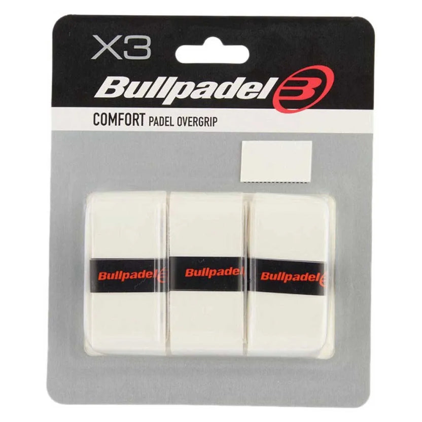 Bullpadel X3 Comfort Overgrips Wit