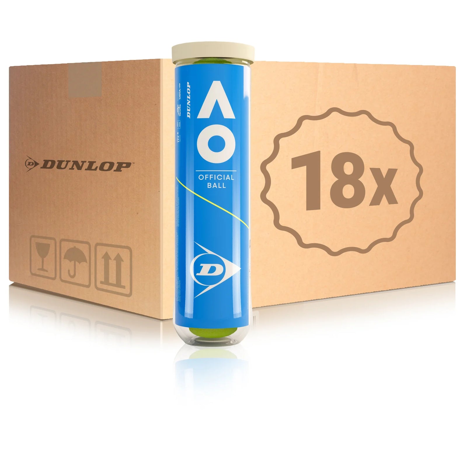 Dunlop Australian Open Tennisballen doos - Padellic