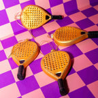 Padelracket Kerstornament Goud | Padellic