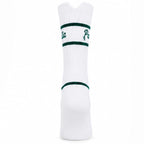 Witte Padellic padelsok met groene details en comfortabele pasvorm