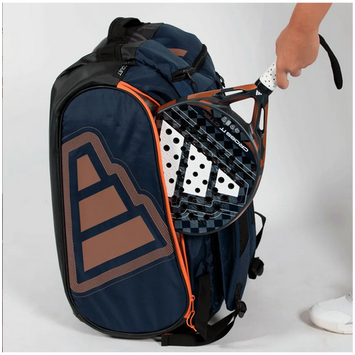 Adidas Pro Tour racketbag padel 2026 blauw-oranje | Padellic