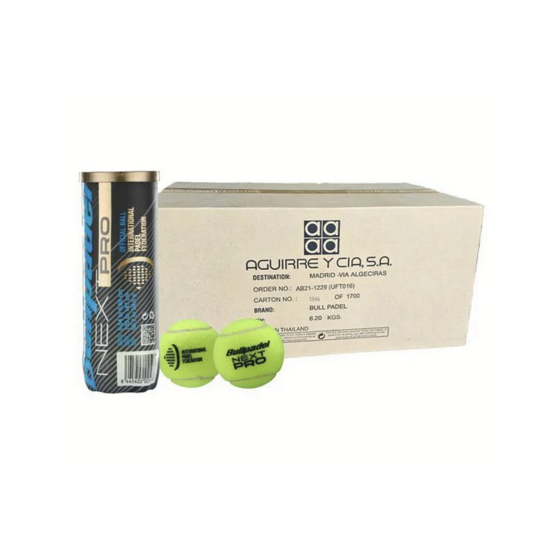 Bullpadel Next Pro doos 24x3 padelballen