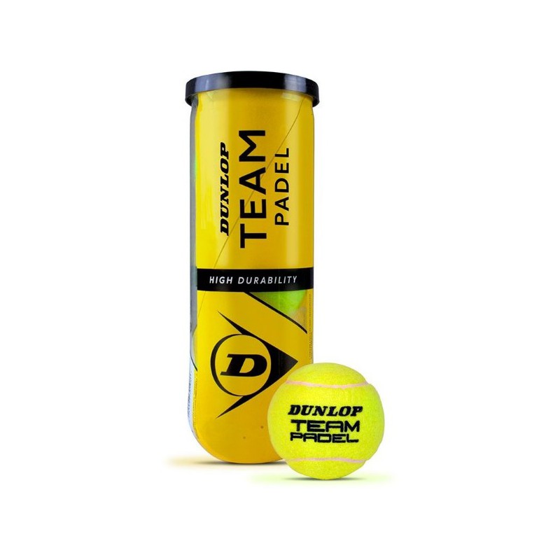 Dunlop Team Padel 1 blik (3 ballen)