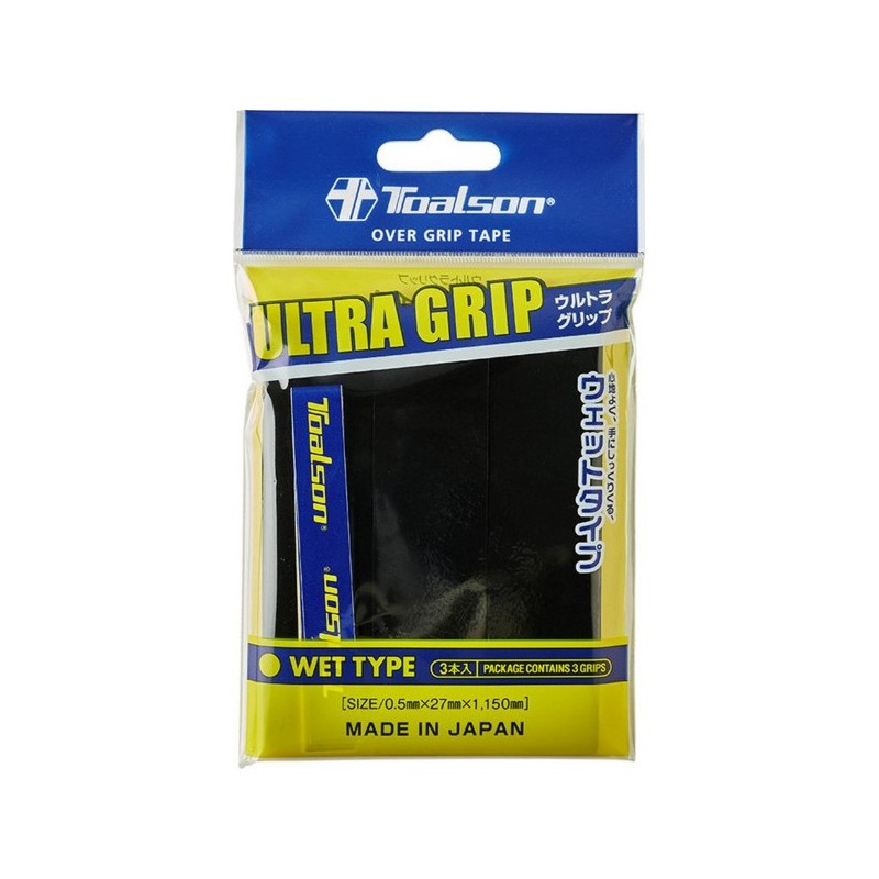 Toalson Ultra Grip 3 stuks zwart